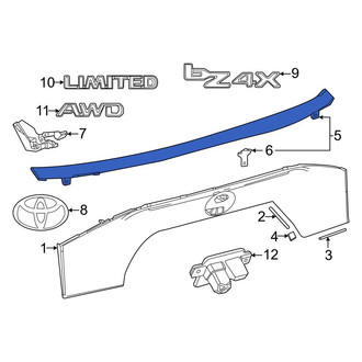 Toyota OE - Rear Upper Liftgate Finish Panel