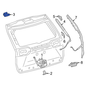 Toyota OE - Rear Liftgate Hinge