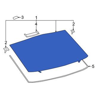 Toyota OE - Rear Liftgate Glass