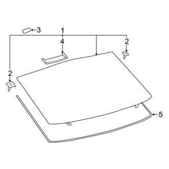 Toyota OE - Lift Gate - Glass & Hardware