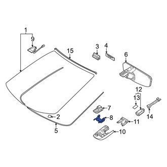 Toyota OE - Lane Departure System Camera Bracket