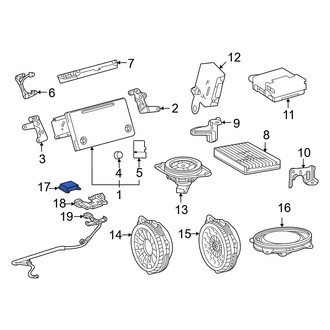 Toyota OE - GPS Navigation System Antenna
