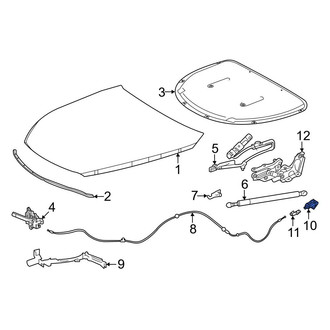 Toyota OE - Front Hood Release Handle
