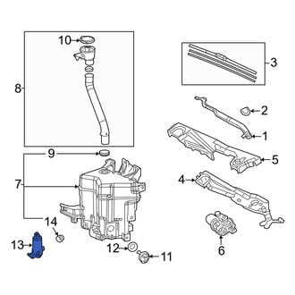 Toyota OE - Windshield Washer Pump