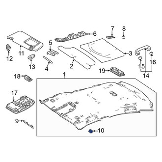 Toyota OE - Navigation Microphone Bezel