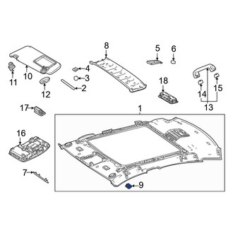 Toyota OE - Navigation Microphone Bezel