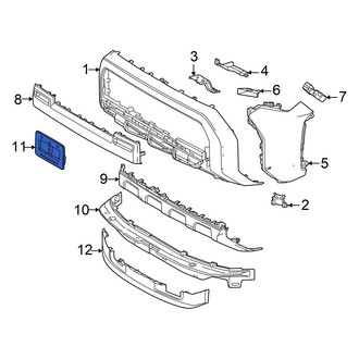 Toyota OE - Front License Plate Bracket