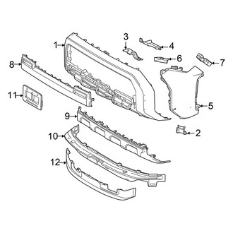 Toyota OE - Front Bumper & Grille - Bumper & Components (Bumper Cover & Trim)