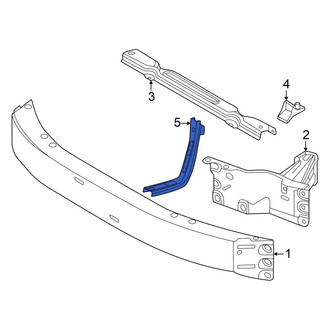 Toyota OE - Front Center Bumper Impact Bar Bracket