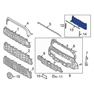 Toyota OE - Front Radiator Shutter Assembly