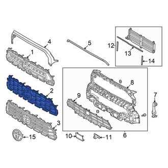 Toyota OE - Front Upper Grille