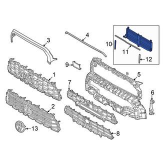Toyota OE - Front Radiator Shutter Assembly