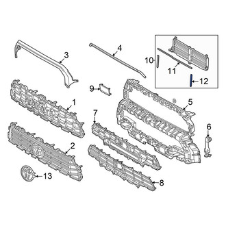 Toyota OE - Outer Radiator Shutter Seal