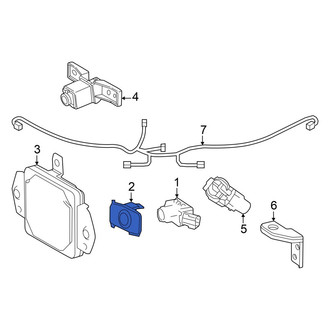 Toyota OE - Rear Right Outer Parking Aid Sensor Housing