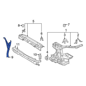 Toyota OE - Front Hood Latch Support