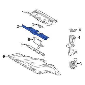 Toyota OE - Front Center Radiator Support Access Cover