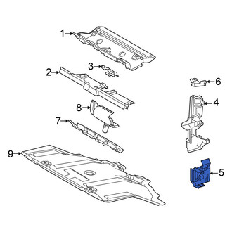 Toyota OE - Front Right Lower Radiator Support Baffle