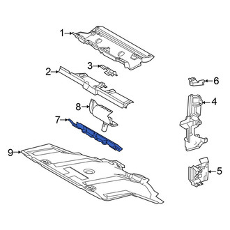 Toyota OE - Front Lower Radiator Support Access Cover