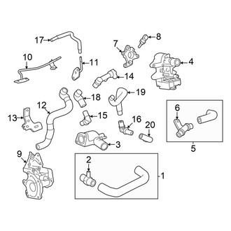Toyota OE - Cooling - Hoses & Lines
