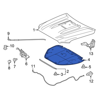 Toyota OE - Front Hood Insulation Pad