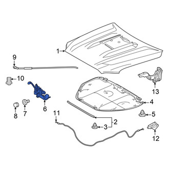 Toyota OE - Front Hood Latch