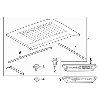 Toyota OE - Hood - Exterior Trim