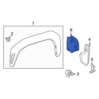 Toyota OE - Front Left Fender Protection Film