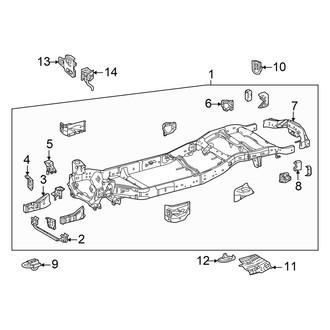Toyota OE - Frame & Components (Frame)