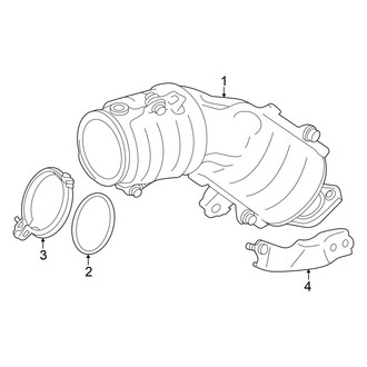 Toyota OE - Exhaust System - Converter