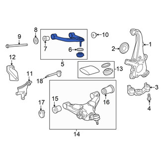 Toyota OE - Front Left Upper Suspension Control Arm