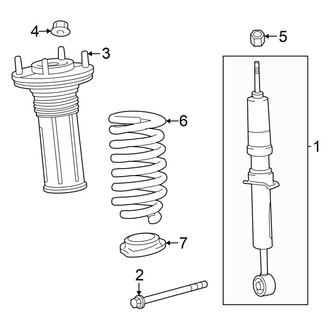 Toyota OE - Front Suspension - Shocks & Components (RWD)