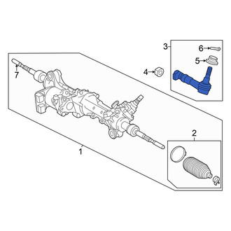 Toyota OE - Left Outer Steering Tie Rod End