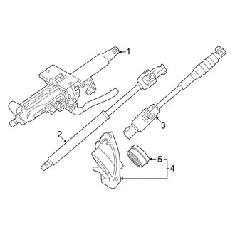 Toyota OE - Steering Column Assembly (Manual Tilt)