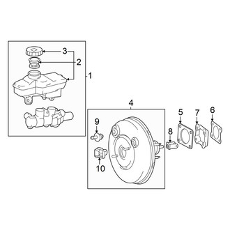 Toyota OE - Cowl - Components on Dash Panel (Gas)