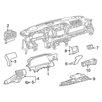 Toyota OE - Instrument Panel Components (Driver Side)