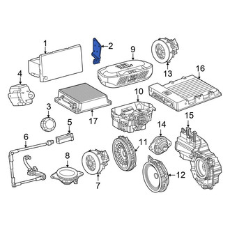 Toyota OE - Left GPS Navigation System Bracket