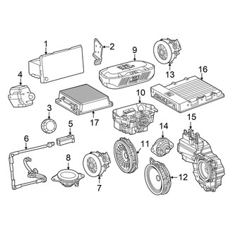 Toyota OE - Instrument Panel - Sound System