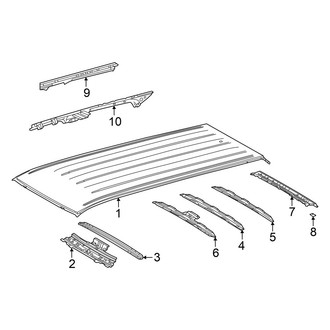 Toyota OE - Roof & Components (W/O Sunroof)