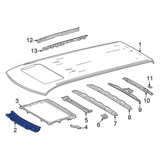 Toyota OE - Front Roof Header Panel