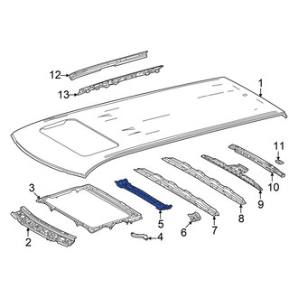Toyota OE - Front Roof Panel Reinforcement