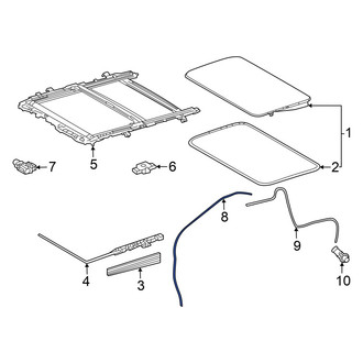 Toyota OE - Front Sunroof Drain Hose