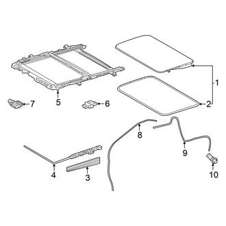 Toyota OE - Roof - Sunroof (With Sunroof)