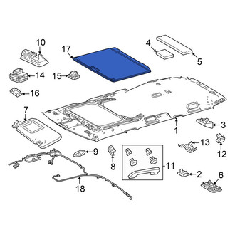Toyota OE - Sunroof Cover