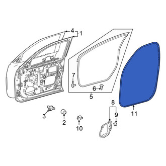 Toyota OE - Front Right Inner Door Seal