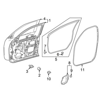 Toyota OE - Front Door - Door & Components