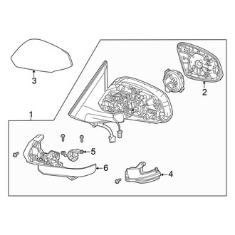 Toyota OE - Front Door - Outside Mirrors