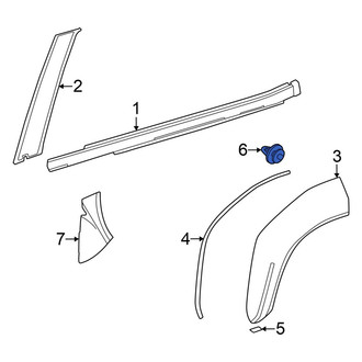 Toyota OE - Wheel Arch Molding Clip