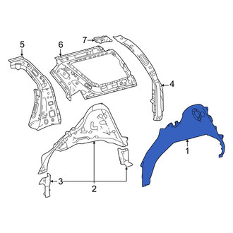 Toyota OE - Rear Left Outer Wheel Housing Side Panel