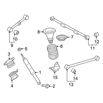 Toyota OE - Rear Suspension - Suspension Components