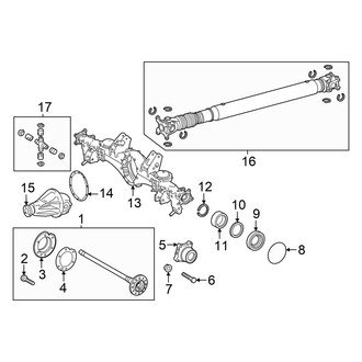 Toyota OE - Rear Suspension - Axle & Differential